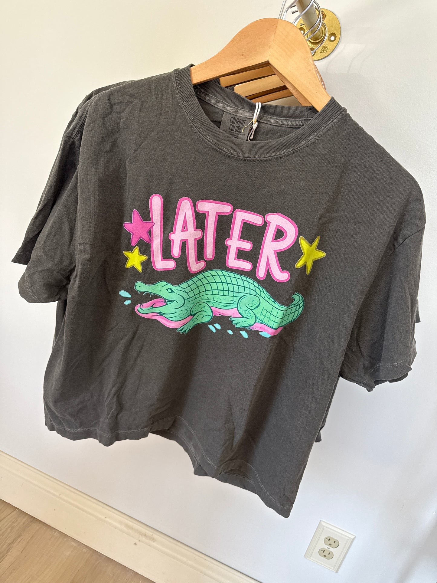 Later Gator Crop Tee