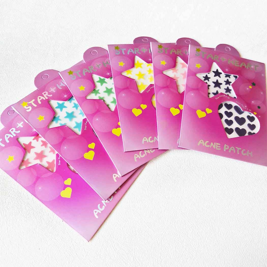 Star and Heart Acne Spot Treatment Patch