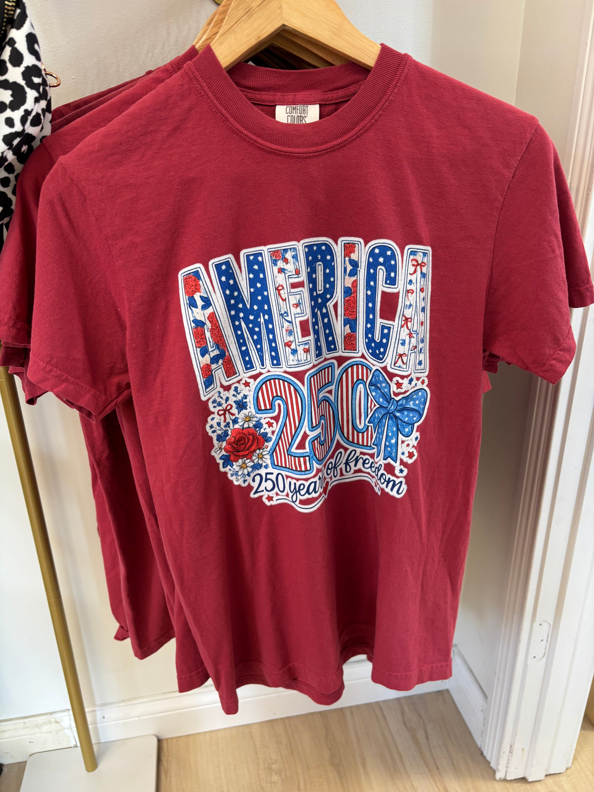 Red 250 Floral Tee