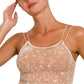 Washed Ribbed Seamless Double Strap Brami