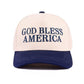 God Bless America Two-tone Canvas Cotton Cap