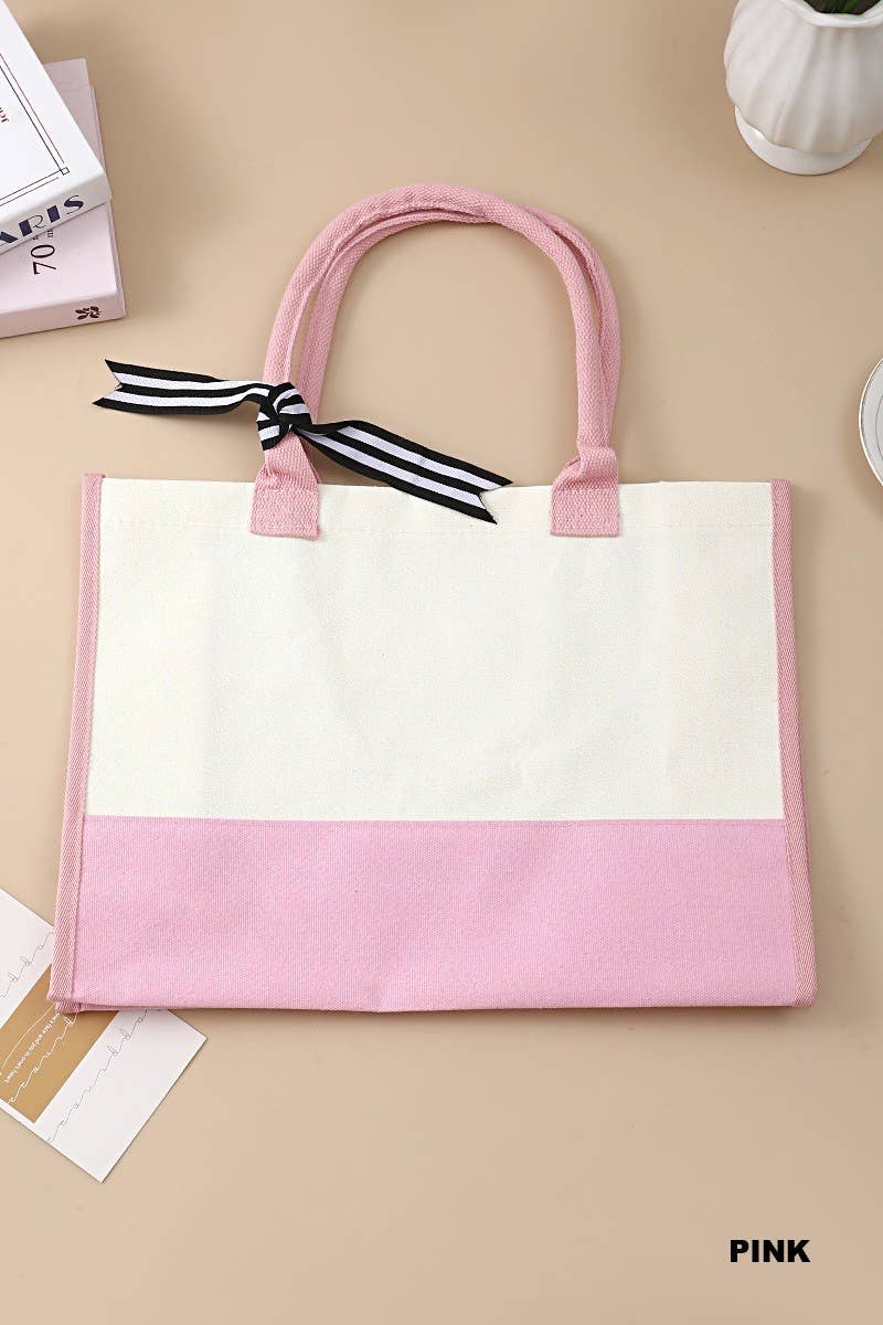 Large Capacity Canvas Shopper Tote Bag
