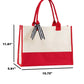 Large Capacity Canvas Shopper Tote Bag