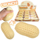 Peanut Zero Rebound TPR Crunchy Bead Slime Filled Squishy