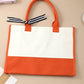 Large Capacity Canvas Shopper Tote Bag