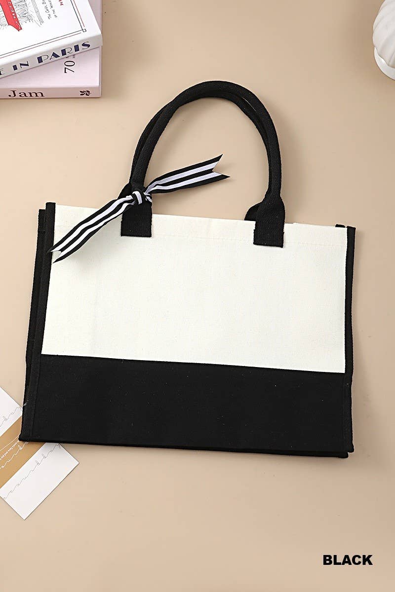 Large Capacity Canvas Shopper Tote Bag