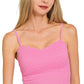Seamless Lace Bralette With Bra Pads