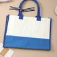 Large Capacity Canvas Shopper Tote Bag