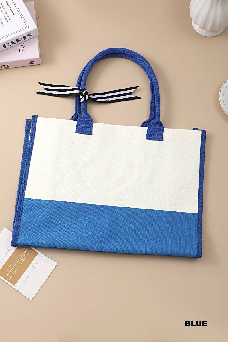Large Capacity Canvas Shopper Tote Bag