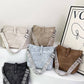Distressed Faux Leather Crossbody Messenger Bag