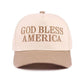 God Bless America Two-tone Canvas Cotton Cap