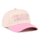 God Bless America Two-tone Canvas Cotton Cap