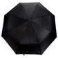 Black 8-panel 3-fold Manual Compact Umbrella