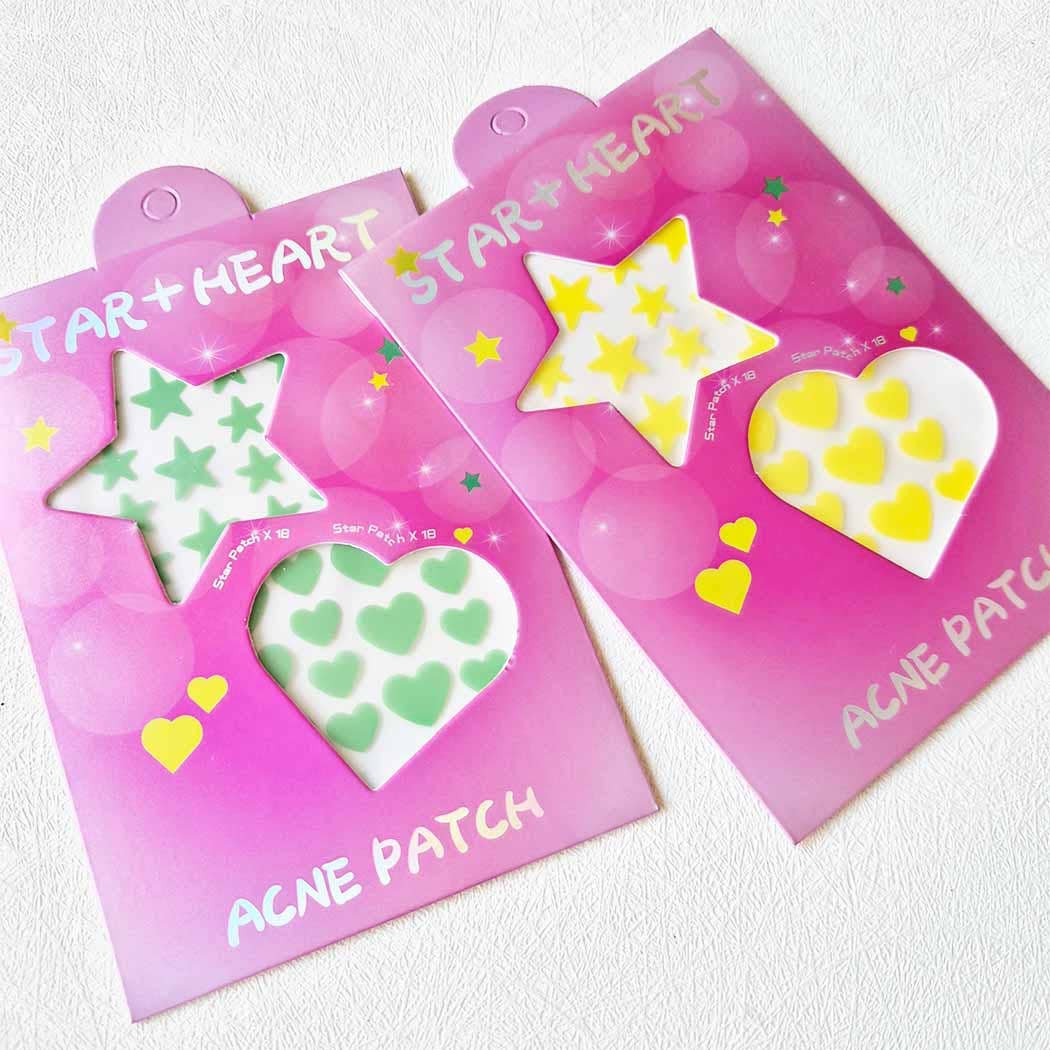 Star and Heart Acne Spot Treatment Patch