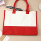 Large Capacity Canvas Shopper Tote Bag